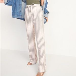 Old navy wide leg linen pants